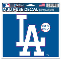 Los Angeles Dodgers Multi-Use Decal - cut to logo 5" x 6"