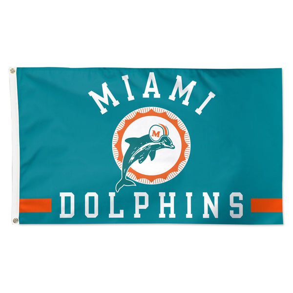 Miami Dolphins Classic 2 Flag - Deluxe 3' X 5'