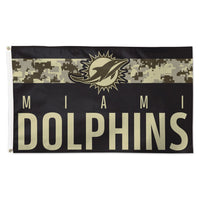 Miami Dolphins Digi Camo Flag - Deluxe 3' X 5'