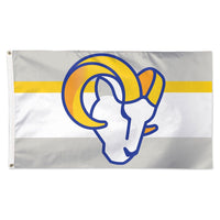 Los Angeles Rams Away Stripes Flag - Deluxe 3' X 5'