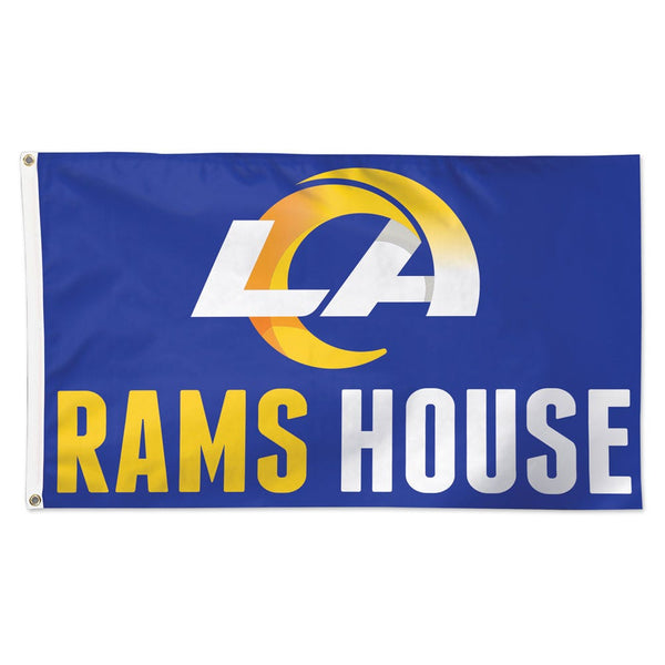 Los Angeles Rams slogan Flag - Deluxe 3' X 5'