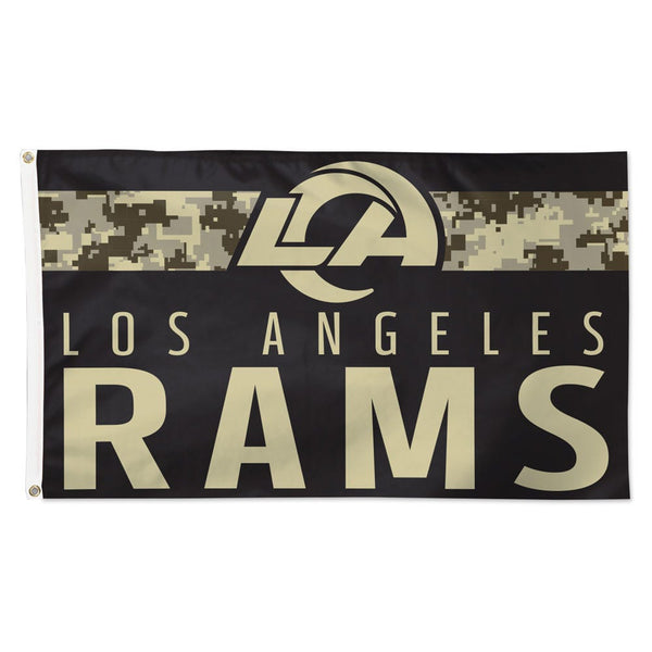 Los Angeles Rams Digi Camo Flag - Deluxe 3' X 5'