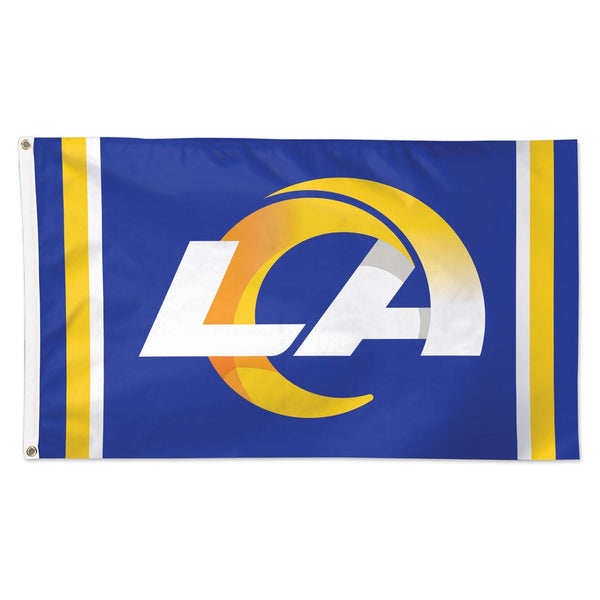 Los Angeles Rams Vertical Stripes Flag - Deluxe 3' X 5'