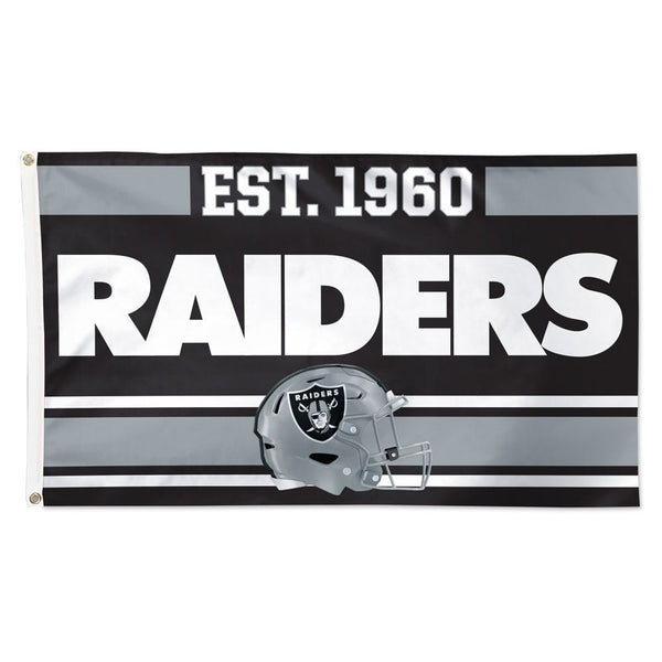 Las Vegas Raiders Established Flag - Deluxe 3' X 5'