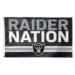 Las Vegas Raiders SLOGAN Flag - Deluxe 3' X 5'