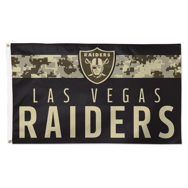Las Vegas Raiders Digi Camo Flag - Deluxe 3' X 5'