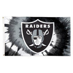 Las Vegas Raiders Tie Dye Flag - Deluxe 3' X 5'