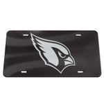 Arizona Cardinals Chrome Acrylic Classic License Plates
