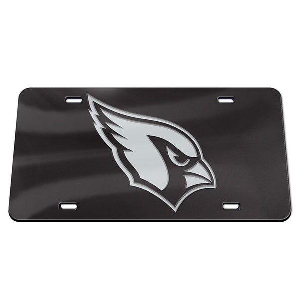 Arizona Cardinals Chrome Acrylic Classic License Plates