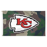 Kansas City Chiefs CAMO Flag - Deluxe 3' X 5'