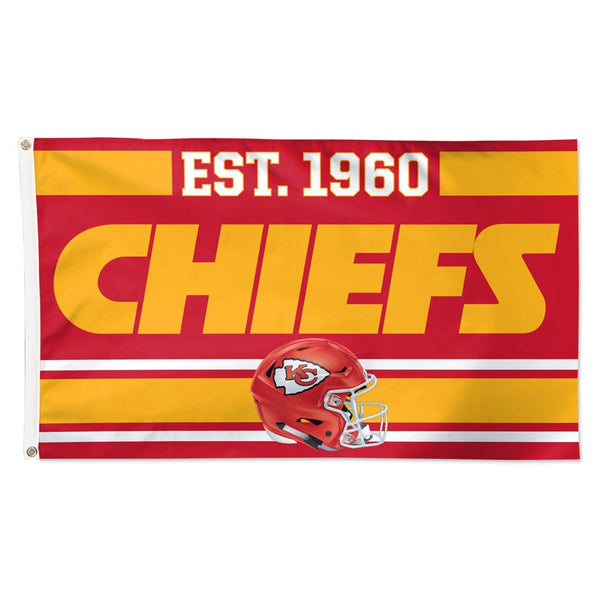 Kansas City Chiefs Established Flag - Deluxe 3' X 5'
