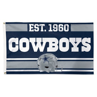 Dallas Cowboys Established Flag - Deluxe 3' X 5'