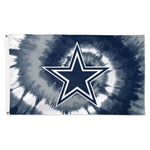 Dallas Cowboys Tie Dye Flag - Deluxe 3' X 5'