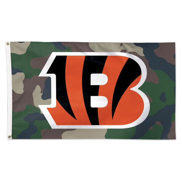 Cincinnati Bengals CAMO Flag - Deluxe 3' X 5'