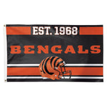 Cincinnati Bengals Established Flag - Deluxe 3' X 5'