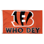 Cincinnati Bengals Slogan Flag - Deluxe 3' X 5'