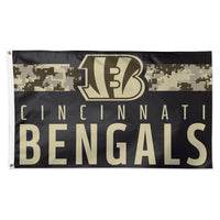 Cincinnati Bengals Digi Camo Flag - Deluxe 3' X 5'