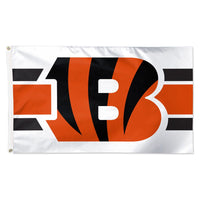 Cincinnati Bengals Away Stripes Flag - Deluxe 3' X 5'