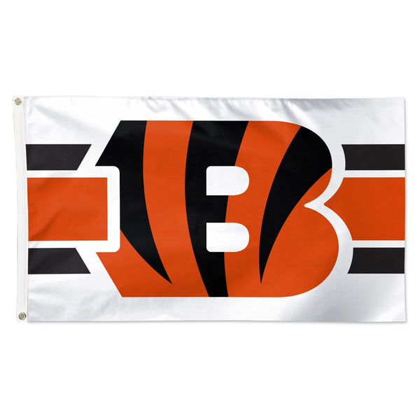 Cincinnati Bengals Away Stripes Flag - Deluxe 3' X 5'