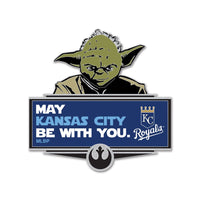 Kansas City Royals / Star Wars Yoda Collector Pin Jewelry Card