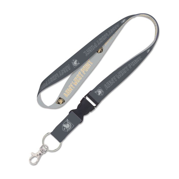 Wholesale-Army Black Knights Charcoal Lanyard w/detachable buckle 1"