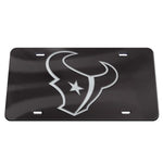 Houston Texans Chrome Acrylic Classic License Plates