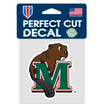 Wholesale-Minot State Beavers LOGO Perfect Cut Color Decal 4" x 4"