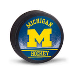 Michigan Wolverines Hockey Puck Packaged
