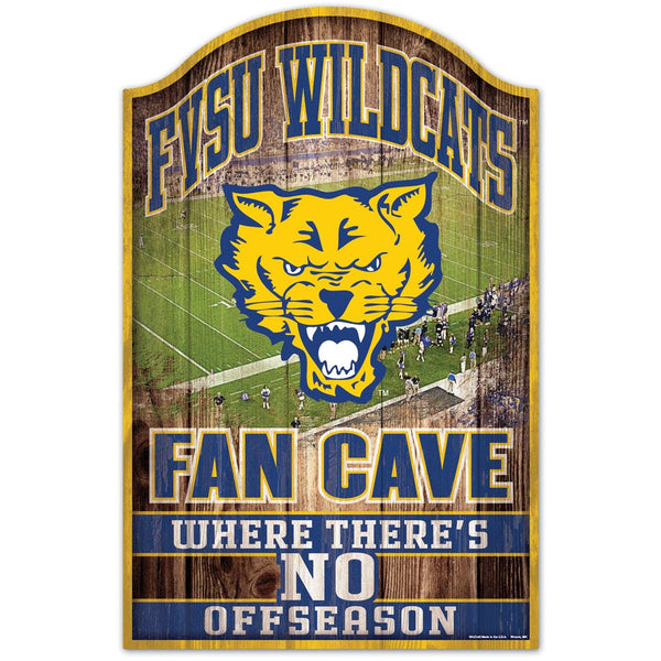 Fort Valley State Wildcats Wood Sign 11" x 17" 1/4" thick
