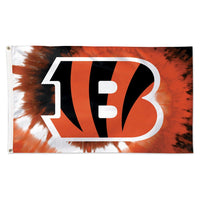 Cincinnati Bengals Tie Dye Flag - Deluxe 3' X 5'