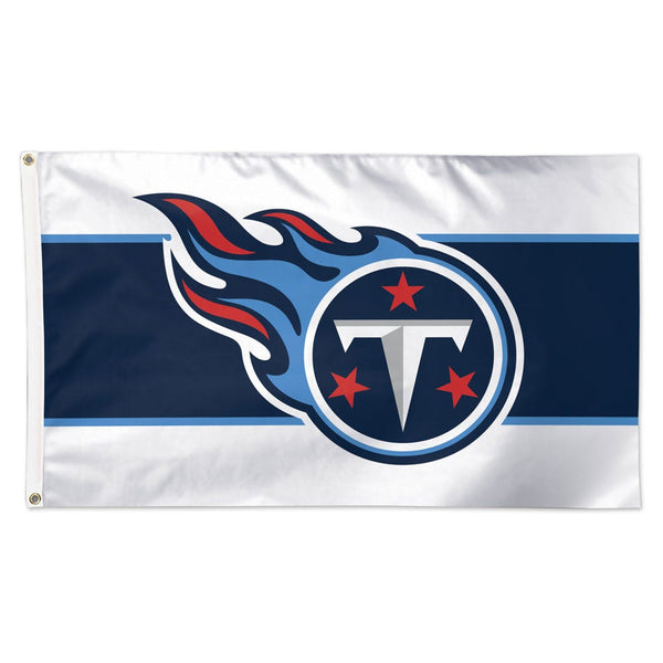Tennessee Titans Away Stripes Flag - Deluxe 3' X 5'