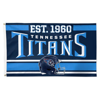Tennessee Titans Established Flag - Deluxe 3' X 5'