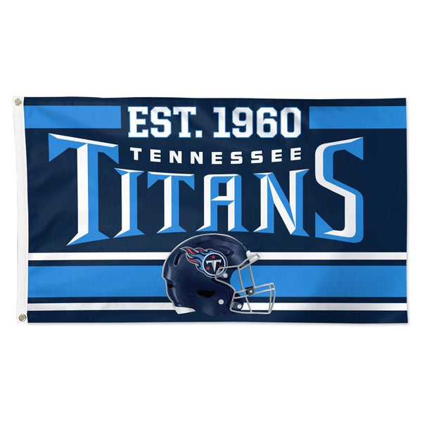 Tennessee Titans Established Flag - Deluxe 3' X 5'