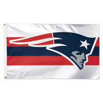 New England Patriots Away Stripes Flag - Deluxe 3' X 5'