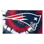 New England Patriots Tie Dye Flag - Deluxe 3' X 5'