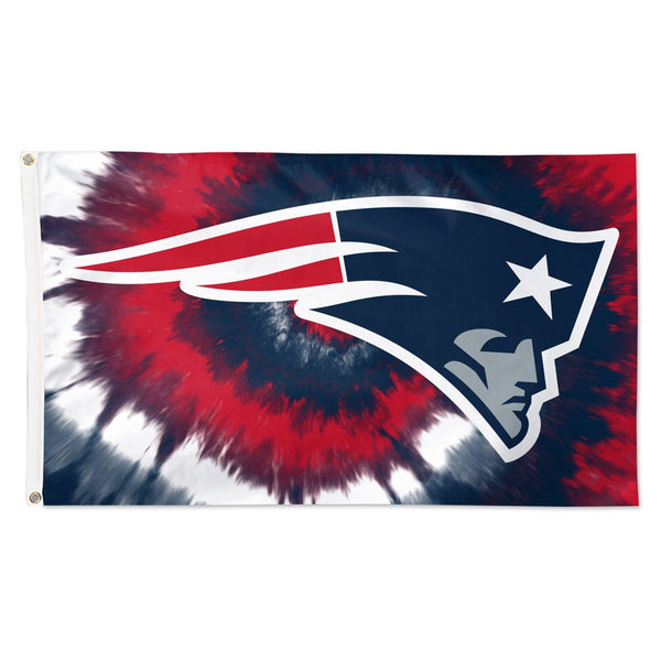 New England Patriots Tie Dye Flag - Deluxe 3' X 5'
