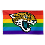 Jacksonville Jaguars Pride Flag - Deluxe 3' X 5'