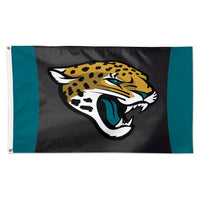 Jacksonville Jaguars Vertical Stripes Flag - Deluxe 3' X 5'
