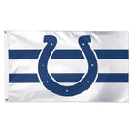 Indianapolis Colts Away Stripes Flag - Deluxe 3' X 5'