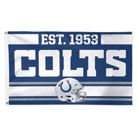 Indianapolis Colts Established Flag - Deluxe 3' X 5'