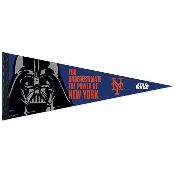 New York Mets / Star Wars Darth Vader Premium Pennant 12" x 30"