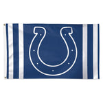 Indianapolis Colts Vertical Stripes Flag - Deluxe 3' X 5'