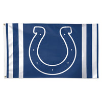 Indianapolis Colts Vertical Stripes Flag - Deluxe 3' X 5'