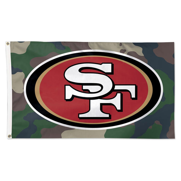 San Francisco 49ers CAMO Flag - Deluxe 3' X 5'