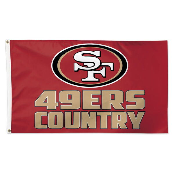 San Francisco 49ers slogan Flag - Deluxe 3' X 5'