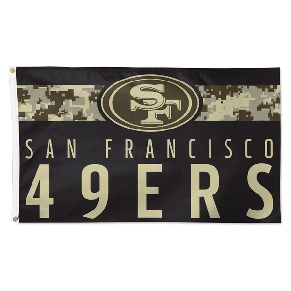San Francisco 49ers Digi Camo Flag - Deluxe 3' X 5'