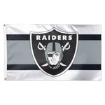 Las Vegas Raiders Away Stripes Flag - Deluxe 3' X 5'