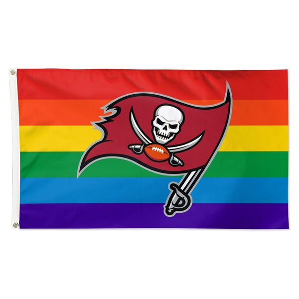 Tampa Bay Buccaneers Pride Flag - Deluxe 3' X 5'