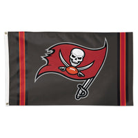 Tampa Bay Buccaneers Vertical Stripes Flag - Deluxe 3' X 5'