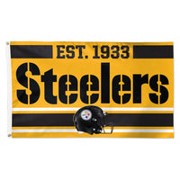 Pittsburgh Steelers Established Flag - Deluxe 3' X 5'